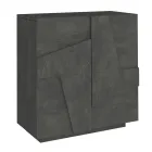 Indendørs skoskab med 2 melamindøre lavet i Italien - Naditza Viadurini