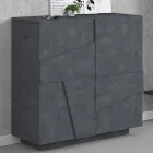 Indendørs skoskab med 2 melamindøre lavet i Italien - Naditza Viadurini