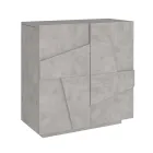 Indendørs skoskab med 2 melamindøre lavet i Italien - Naditza Viadurini