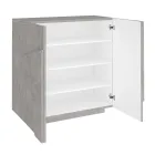 Indendørs skoskab med 2 melamindøre lavet i Italien - Naditza Viadurini