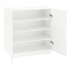 Skoskab til stue med 2 døre i melamin Fremstillet i Italien - Popilio Viadurini