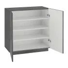 Skoskab til stue med 2 døre i melamin Fremstillet i Italien - Popilio Viadurini