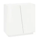 Skoskab til stue med 2 døre i melamin Fremstillet i Italien - Popilio Viadurini