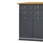 Skostativ i Toulipier fineret træ Fremstillet i Italien - Visnus Viadurini