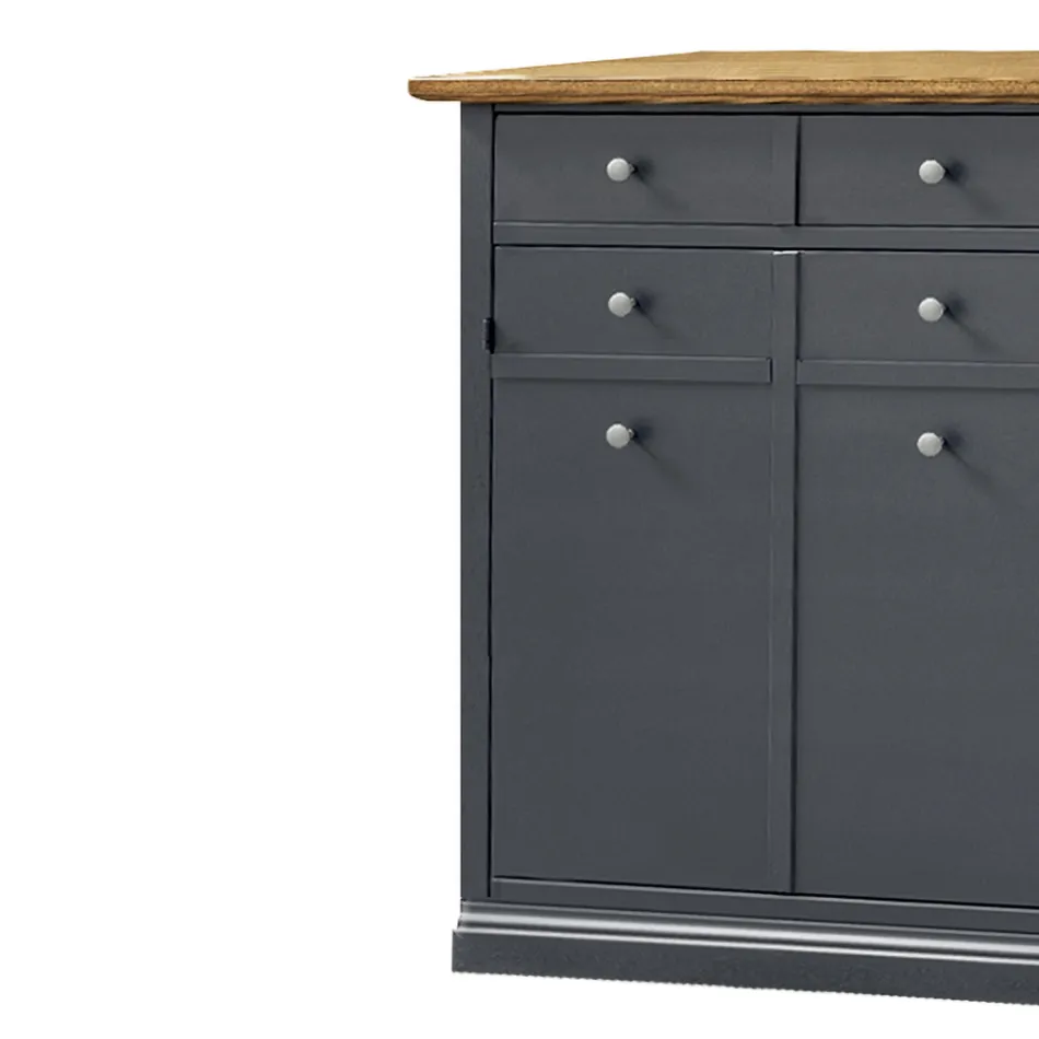 Skostativ i Toulipier fineret træ Fremstillet i Italien - Visnus Viadurini