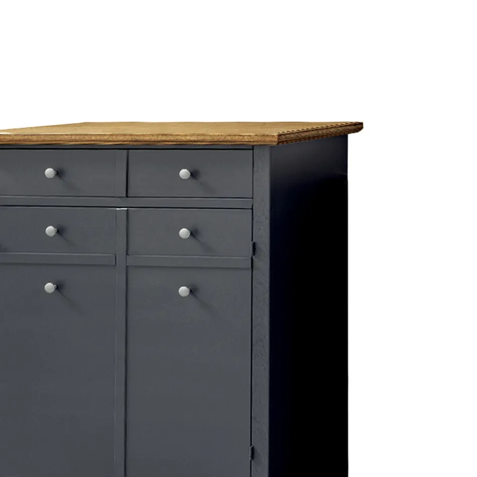 Skostativ i Toulipier fineret træ Fremstillet i Italien - Visnus Viadurini