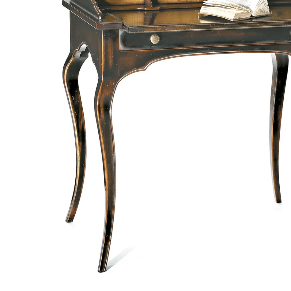 Skrivebord med 5 skuffer og aftagelig top lavet i Italien - Maia Viadurini