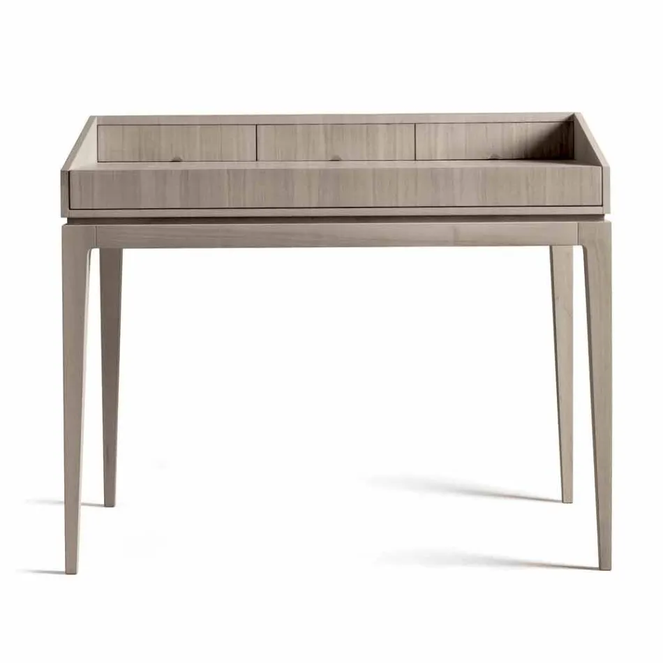 Skrivning af moderne design i valnød, L 105 x W 65 cm, Acario Viadurini