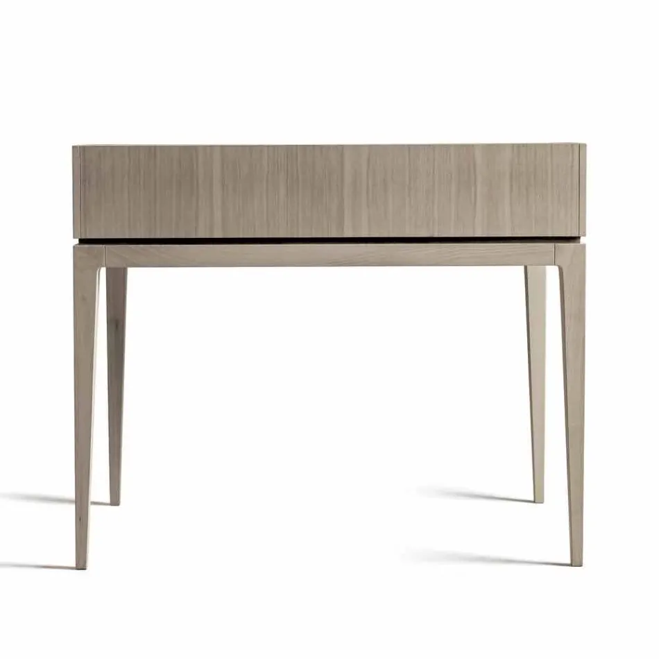 Skrivning af moderne design i valnød, L 105 x W 65 cm, Acario Viadurini