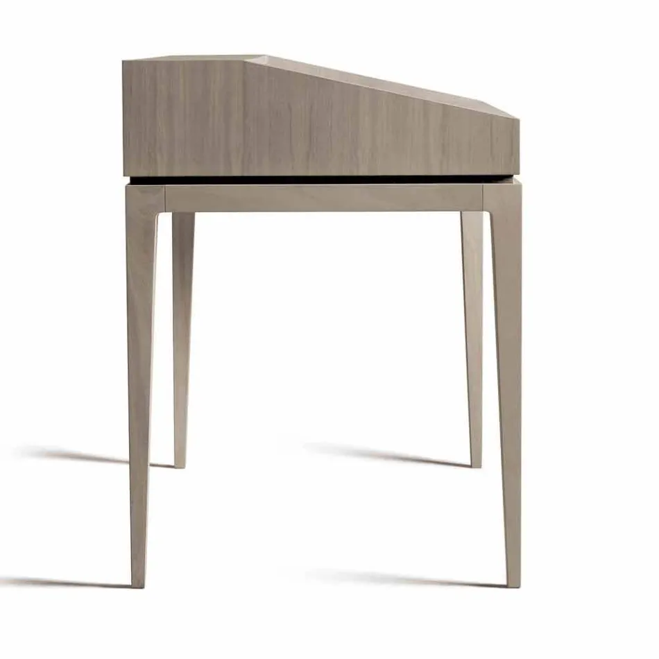 Skrivning af moderne design i valnød, L 105 x W 65 cm, Acario Viadurini