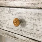 Håndlavet skrivebord i massivt træ med 4 skuffer lavet i Italien - Amela Viadurini