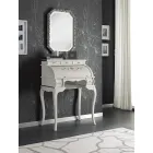 Klassisk skrivebord 5 skuffer i træ og indlæg lavet i Italien - Hastings Viadurini