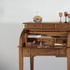 Skrivebord med 6 udvendige skuffer, 3 indvendige skuffer og 1 rum lavet i Italien - Marte Viadurini