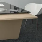 Skrivebord med glasplade Andrea Stramigioli - Frafalla Viadurini