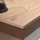 Vægbord i melamin og metal med skuffe fremstillet i Italien - silicium Viadurini