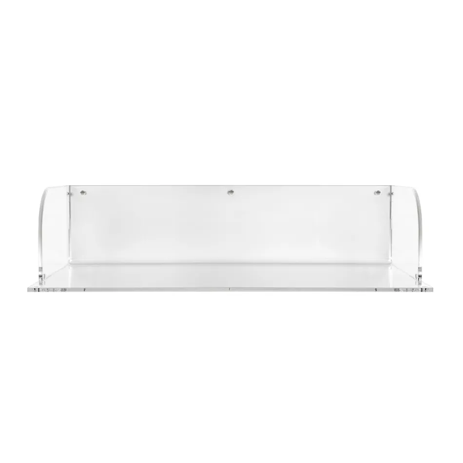 Otilia vægskrivebord i plexiglas med minimalistisk design, fremstillet i Italien Viadurini