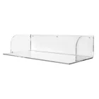 Otilia vægskrivebord i plexiglas med minimalistisk design, fremstillet i Italien Viadurini
