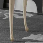 Luksus træ 5 skuffer stue skrivebord lavet i Italien - Caligola Viadurini