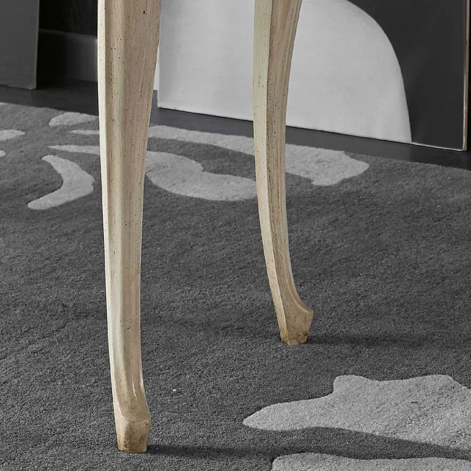 Luksus træ 5 skuffer stue skrivebord lavet i Italien - Caligola Viadurini