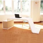 Kontorbord med træ kommode lavet i Italien, Terralba Viadurini