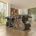 Moderne design kontor skrivebord produceret i Italien, Mirto