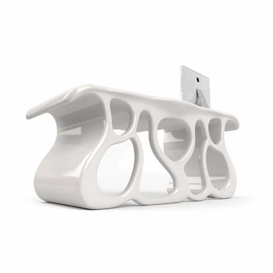 Moderne design kontor skrivebord produceret i Italien, Mirto Viadurini