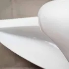 Moderne design kontorbord Boomerang lavet i Italien Viadurini