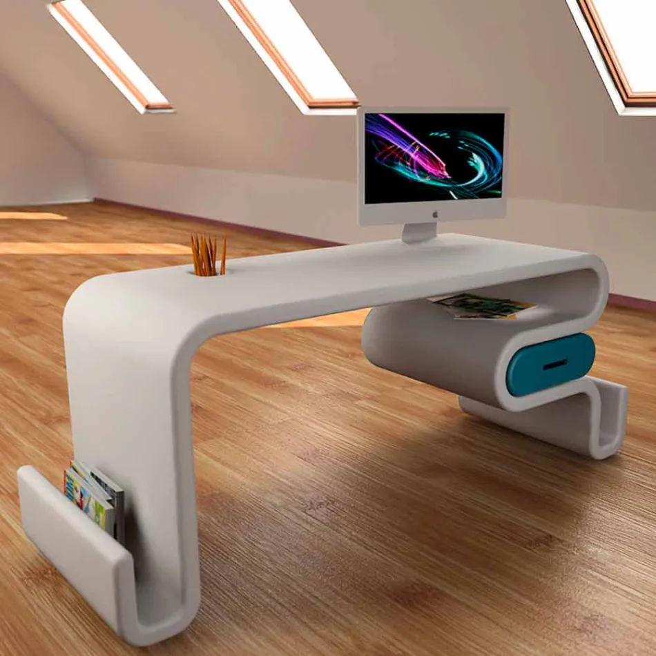 Moderne Design Desk Flex Made i Italien Viadurini