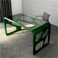 Design skrivebord i Solid Surface Illa Made in Italy
