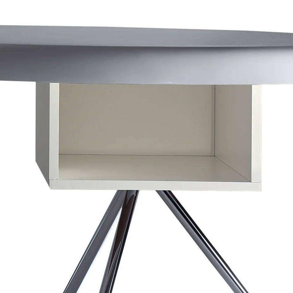 Executive skrivebord af Karim Rashid i polyurethan - James Viadurini