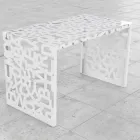 Skrivebord Kattedra Letters &quot;Et vandfald&quot; 120x65x75 Mabele Viadurini