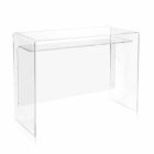 Moderne skrivebord i gennemsigtig plexiglas produceret i Italien, Barga Viadurini