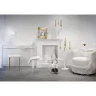 Moderne skrivebord i transparent plexiglas produceret i Italien, Barga Viadurini