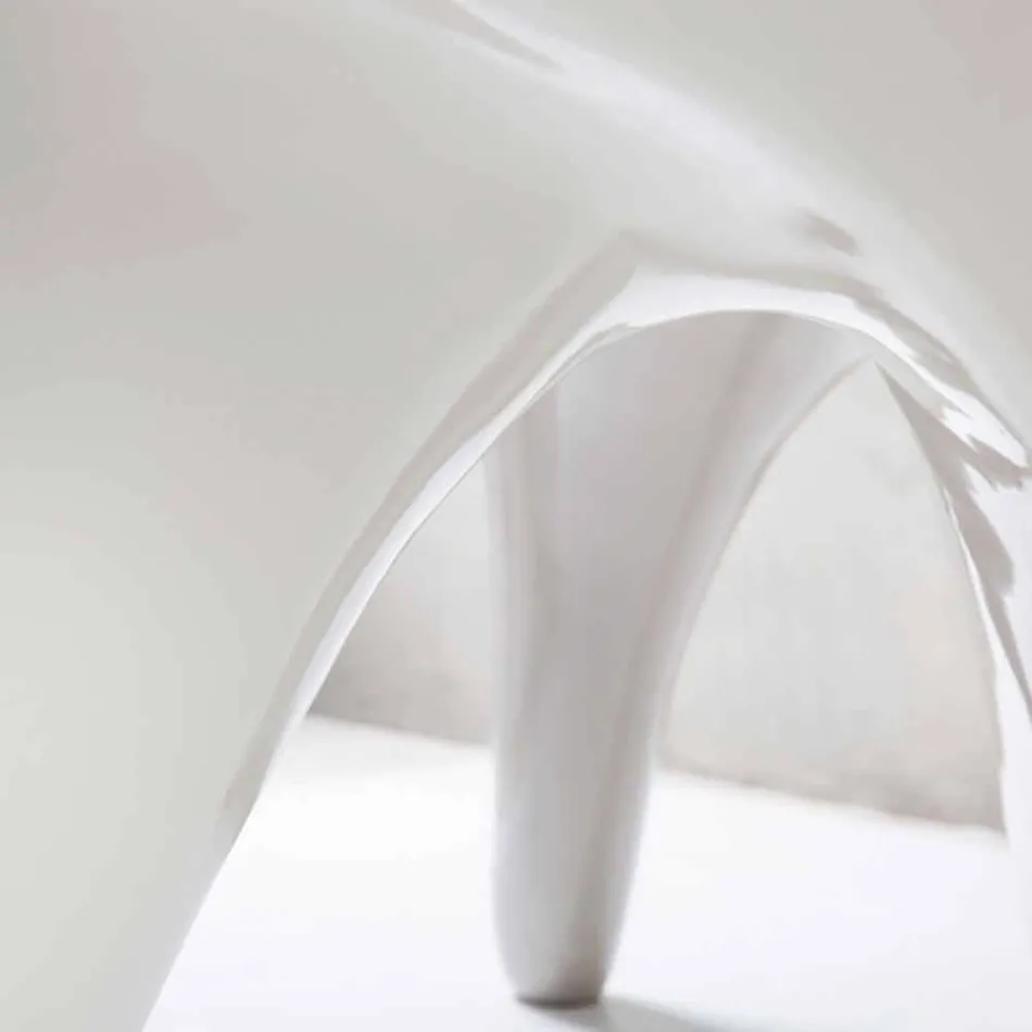 Håndlavet kontorbord i Italien Sinuous Viadurini