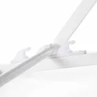 Udendørs liggestol i aluminium med sæde i Textilene, 4 stykker - Kailua Viadurini