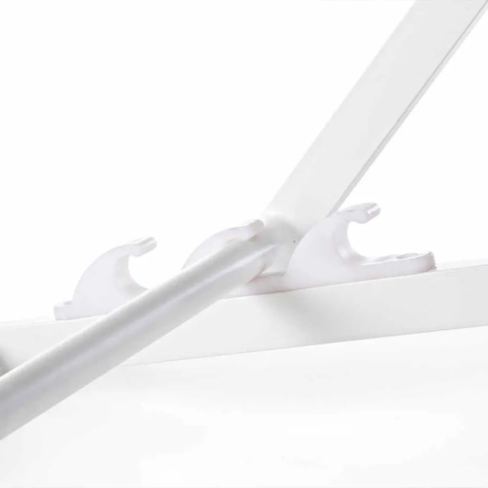 Udendørs liggestol i aluminium med sæde i Textilene, 4 stykker - Kailua Viadurini