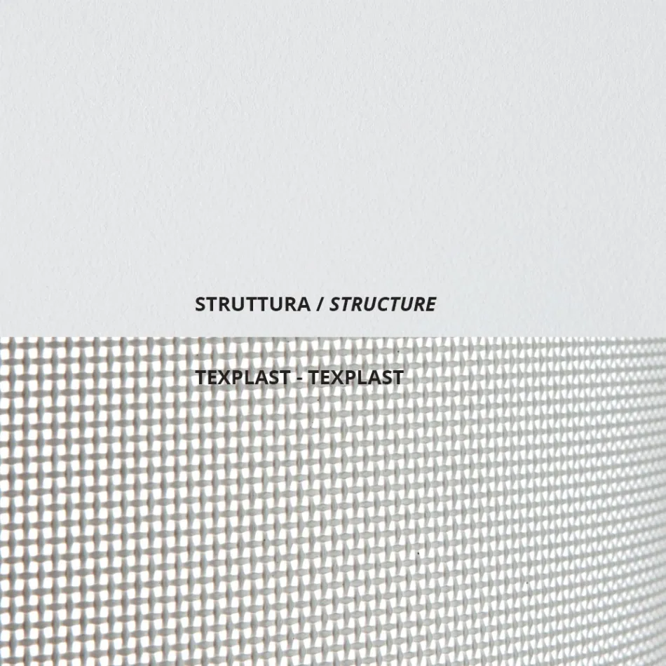 Sammenklappelig havedæksstol i galvaniseret stål Made in Italy 2 stk - Hobbit Viadurini