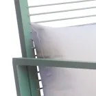 Udendørs gyngestol i aluminium med polstret pude - Brontolo Viadurini