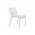 Udendørs designstol i stål og PVC fremstillet i Italien - Madagaskar