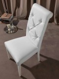 Klassisk stol med Capitonnè-mønster, med diamanter - Diana
