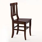 Klassisk stol i massiv bøgetræ Design lavet i Italien - Claudie Viadurini