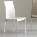 Moderne stol fuldstændig dækket af kunstlæder - Eloisa