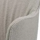 Stol med armlæn med polstret sæde og stålben Made in Italy - Ascoli Viadurini