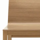 Stol med ask struktur og egeskal Made in Italy - Emilia Viadurini