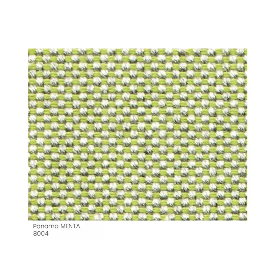 Polstret køkkenstol i stof og metal lavet i Italien 2 stk - Sangria Viadurini