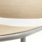 Køkkenstol i træ og malet metal Made in Italy 2 stk - Saffia Viadurini