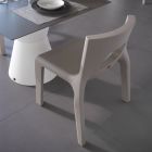 Stabelbar køkkenstol i polyethylen Made in Italy 2 stk - Alassio Viadurini