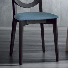 Køkkenstol i træ og stof Moderne design Made in Italy - Marrine Viadurini