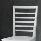 Italiensk design køkkenstol i massiv bøgetræ - Jeanine Viadurini