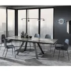 Polypropylen køkkenstol med stålben 4 stk - Pinga Viadurini